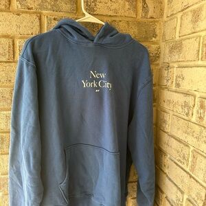 Old Navy Blue Sweatshirt Casual Athletic Style